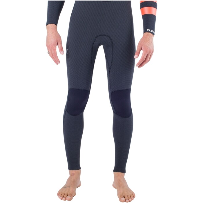 2024 Hurley Mens Plus 5/3mm Chest Zip Wetsuit MFS0012504 - Black / Graphite